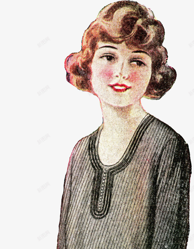 时尚西方古典美女888png免抠素材_新图网 https://ixintu.com 古典 时尚 美女888 西方