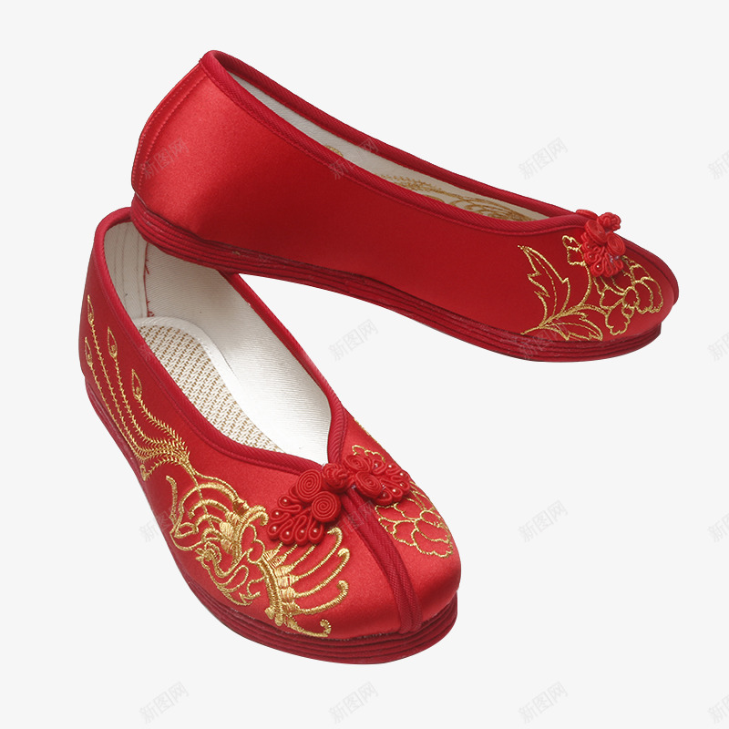 喜庆大红布鞋png免抠素材_新图网 https://ixintu.com 一字扣 北京布鞋 女单鞋平底 新款绣花鞋 梅花民族风鞋 绣花图片 老北京浅口跳舞布鞋 防滑