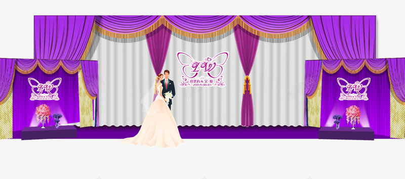 婚礼效果图png免抠素材_新图网 https://ixintu.com 300DPI PSD 中国风婚礼效果图 婚庆 婚庆背景 婚礼 婚礼效果图 婚礼策划 展览设计 源文件 环境设计 结婚 舞台 舞台效果图