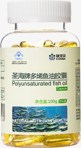 鱼油软胶囊瓶装包装png免抠素材_新图网 https://ixintu.com 包装 瓶装 胶囊 鱼油