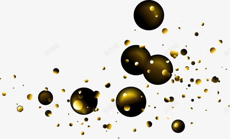 金色漂浮光芒png免抠素材_新图网 https://ixintu.com 光圈 光影 尊贵光晕 梦幻星光 金色光芒 金色圆圈 闪耀光辉