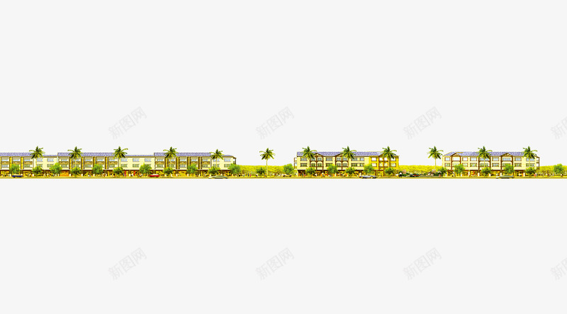 楼房png免抠素材_新图网 https://ixintu.com 建筑 房地产 效果图