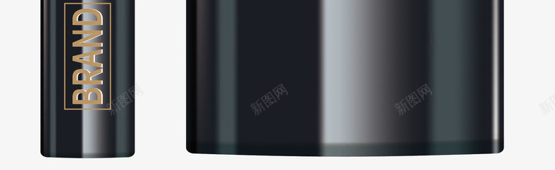黑色包装眼线液png免抠素材_新图网 https://ixintu.com 卸妆液 彩妆 眼唇卸妆 眼线液 矢量png 黑色包装