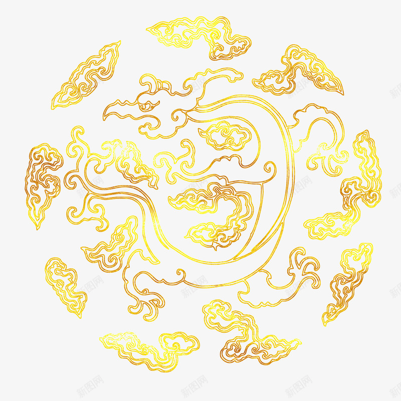 中国风传统花纹烫金图案图png免抠素材_新图网 https://ixintu.com 中国风 传统 免抠图 古典花纹 图案 复古花纹 烫金 花卉花纹 花纹 金色花纹
