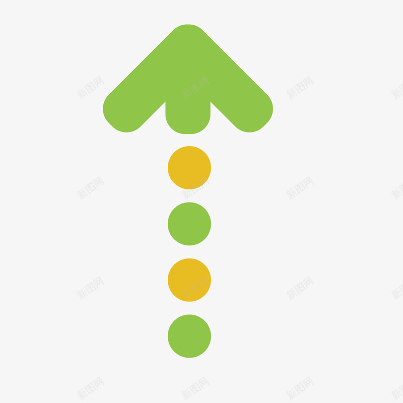 圆点断续箭头箭号矢量图ai免抠素材_新图网 https://ixintu.com 圆点 断续 箭号 箭头 矢量图