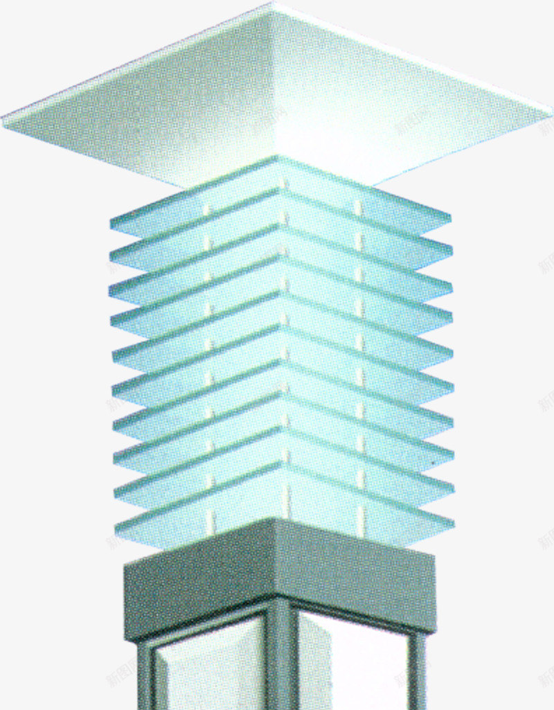 灯柱路灯贴图建模效果图png免抠素材_新图网 https://ixintu.com png路灯 建模 效果图 方形路灯 灯柱 蓝色 贴图