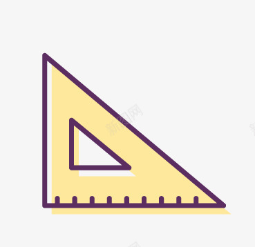 卡通手绘办公用品三角尺png免抠素材_新图网 https://ixintu.com 三角尺 创意 办公用品 动漫动画 卡通手绘 艺术
