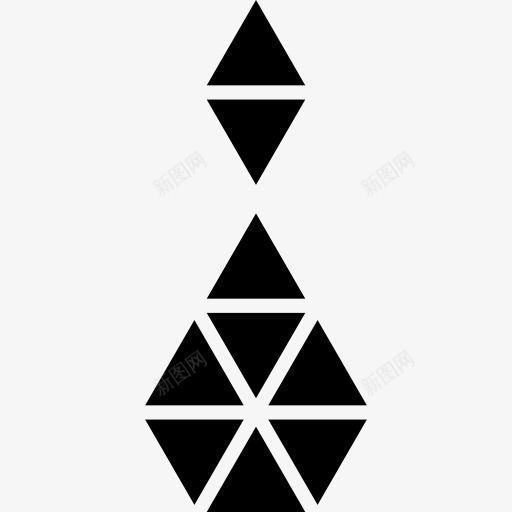吊坠小多边形图标png_新图网 https://ixintu.com 三角形 吊坠 多边形 小 小三角形 形状 挂件 设计