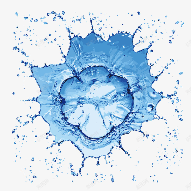 清新梦幻护肤水圈png免抠素材_新图网 https://ixintu.com 护肤 梦幻 水圈 水滴 水花 清新