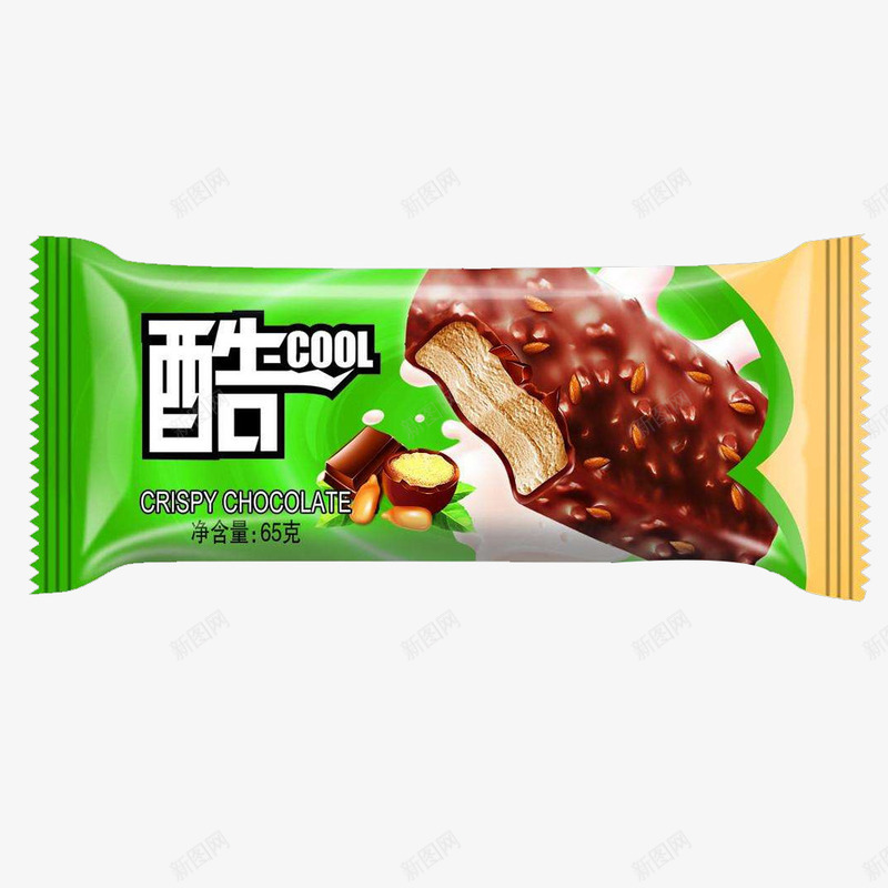 酷味巧克力雪糕包装png免抠素材_新图网 https://ixintu.com 包装 甜品 精美 设计 酷味巧克力冰激凌 雪糕 雪糕包装