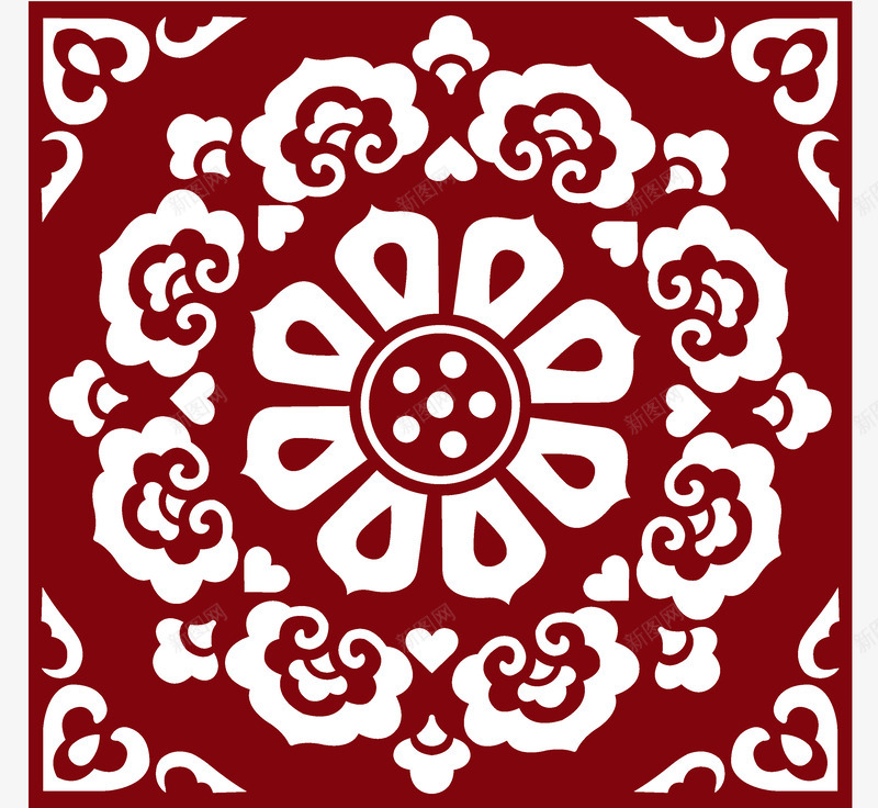 古典中式花纹花边png免抠素材_新图网 https://ixintu.com 中式花纹 古典花边 花纹 花纹边框 花边样式
