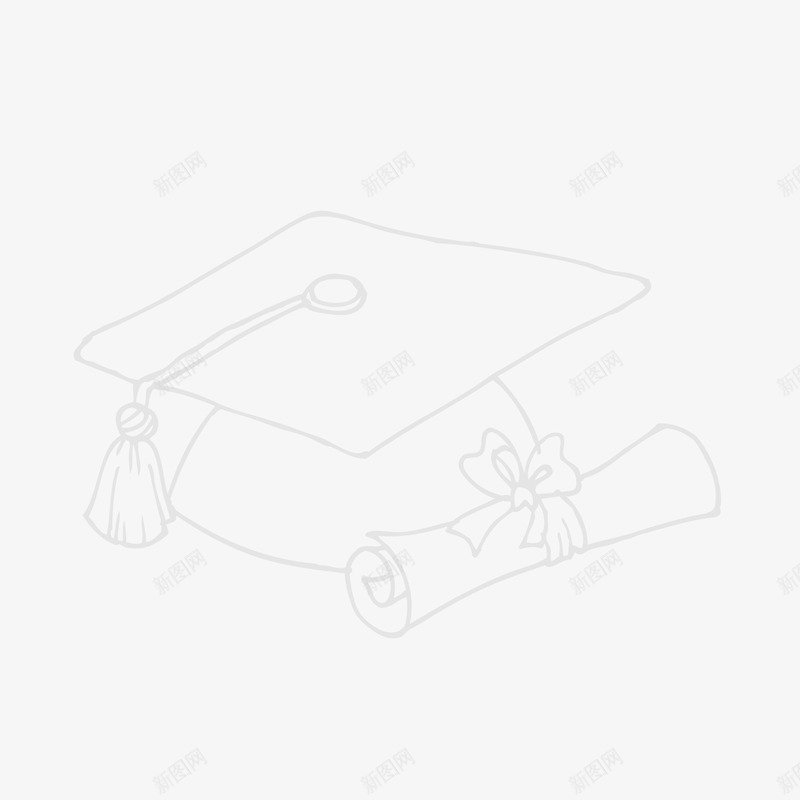 手绘粉笔博士帽png免抠素材_新图网 https://ixintu.com png免抠图 创意 博士帽 卡通 手绘 时尚 粉笔