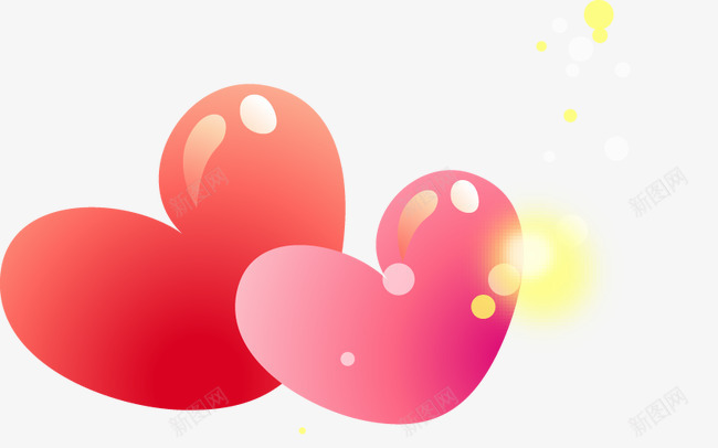 梦幻浪漫心矢量图ai免抠素材_新图网 https://ixintu.com 光晕 心 梦幻 浪漫 爱情 矢量图