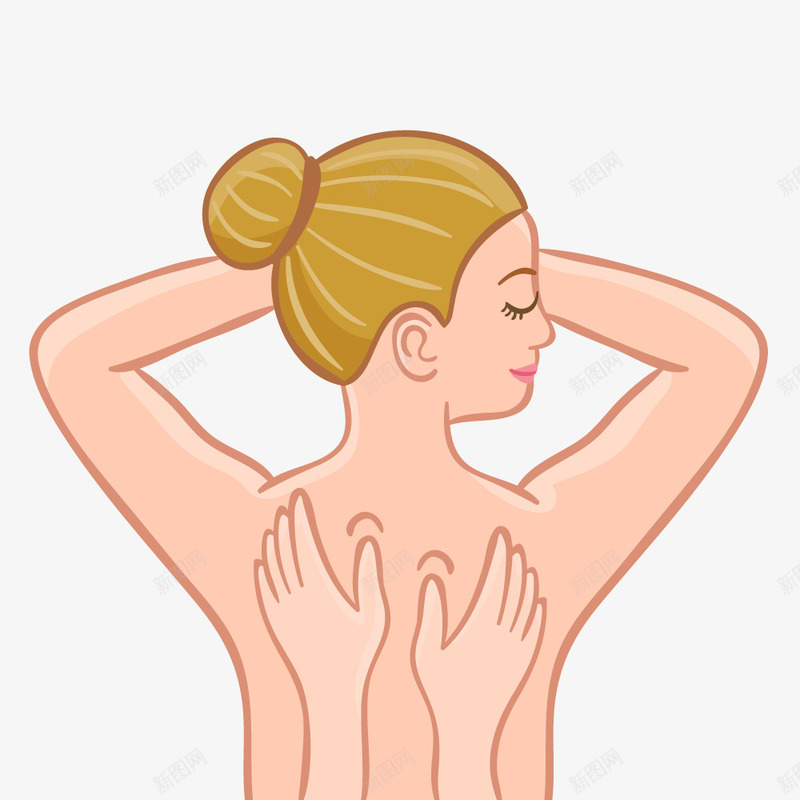 手绘女性美体背部推拉按摩素矢量图ai免抠素材_新图网 https://ixintu.com 中式按摩 女性矢量 手绘 手绘女性美体背部推拉按摩矢量素材免费下载 按摩 按摩院 服务 桑拿女 矢量图 美容 美白 背部推拉按摩 面膜