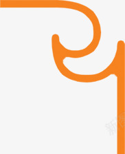 黄色中式边框相框png免抠素材_新图网 https://ixintu.com 中式 图片 边框 黄色
