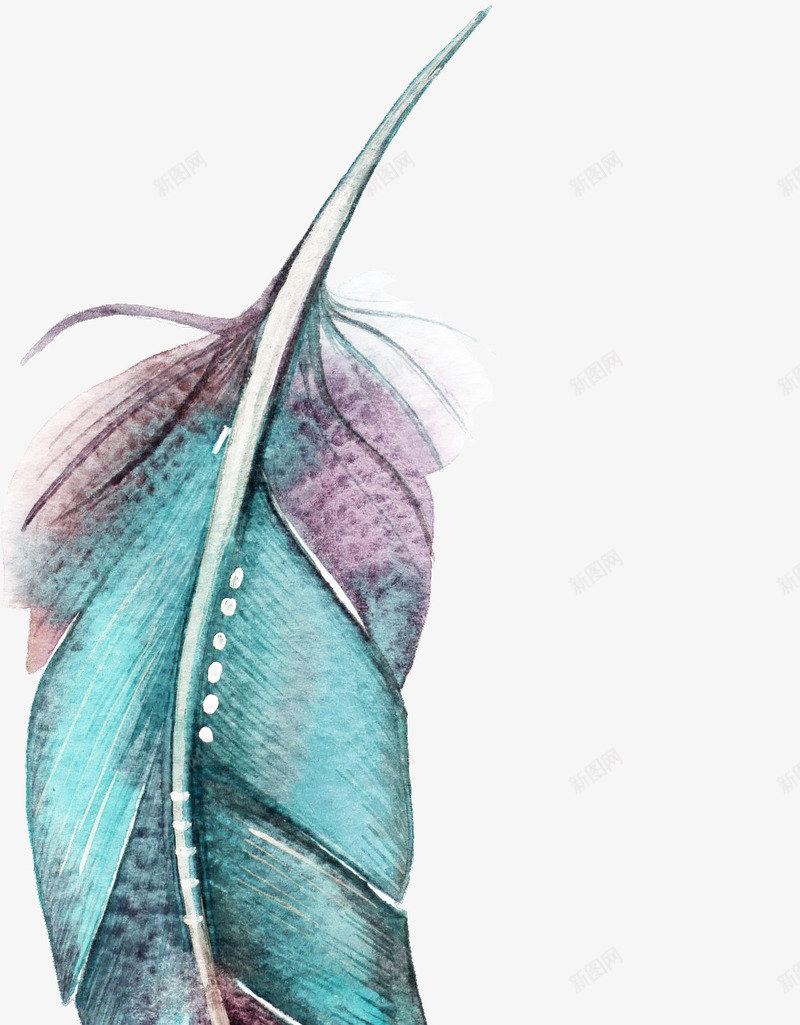 彩色的羽毛png免抠素材_新图网 https://ixintu.com 彩色 手绘画 矢量装饰 羽毛 装饰