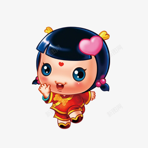 喜庆娃娃png免抠素材_新图网 https://ixintu.com 中国娃娃 元宵节节吉祥物 喜庆公仔 喜庆女娃娃 喜庆娃娃素材