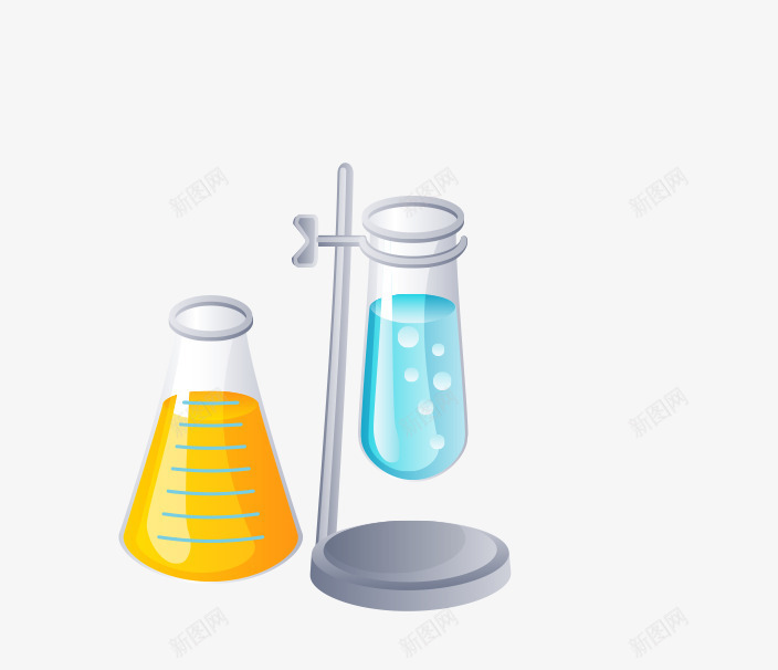 彩色实验器材png免抠素材_新图网 https://ixintu.com 免抠图 实验瓶 彩色 效果图 装饰图 装饰画 试验品