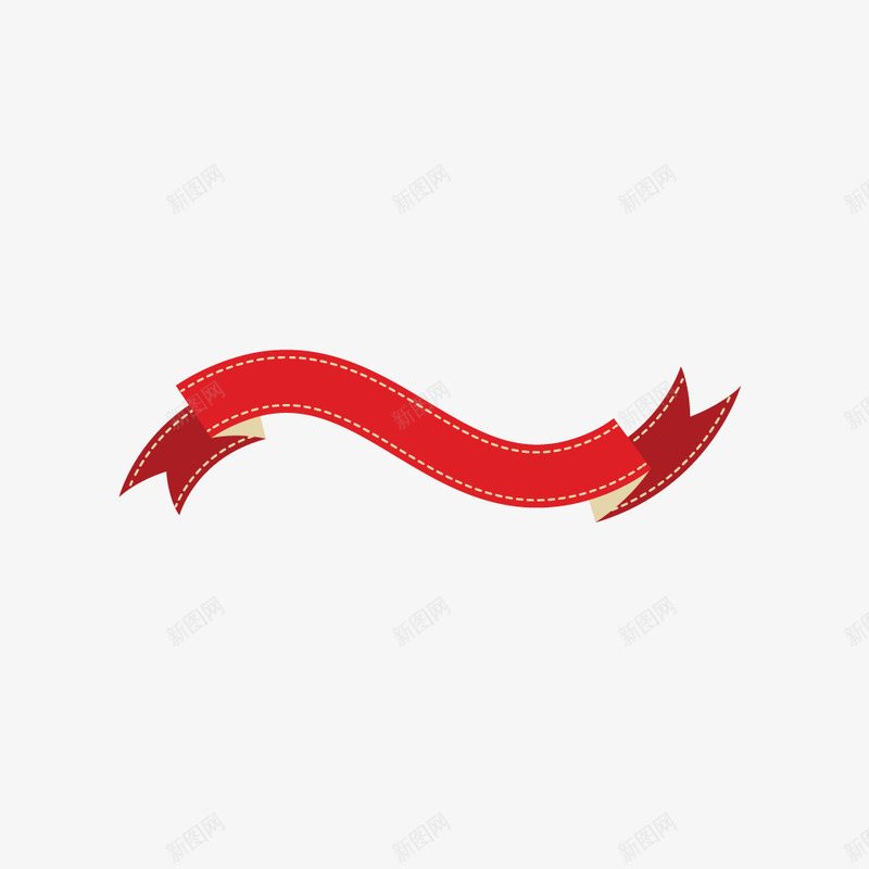 卡通文艺彩带装饰广告png免抠素材_新图网 https://ixintu.com 包装设计 卡通金色优雅彩带 庆典装饰 彩带装饰 活动装饰 装饰设计 贺卡装饰