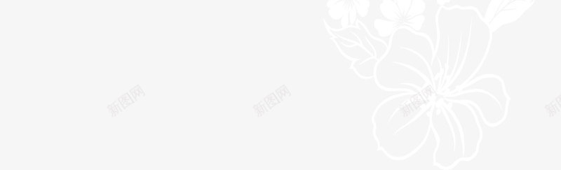 白色线条花朵绿色蝴蝶png免抠素材_新图网 https://ixintu.com 白色 线条 绿色 花朵 蝴蝶