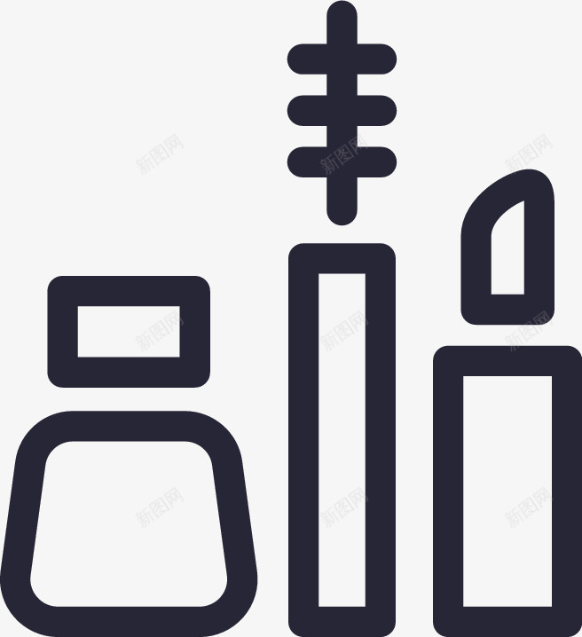 彩妆矢量图图标eps_新图网 https://ixintu.com 彩妆 矢量图