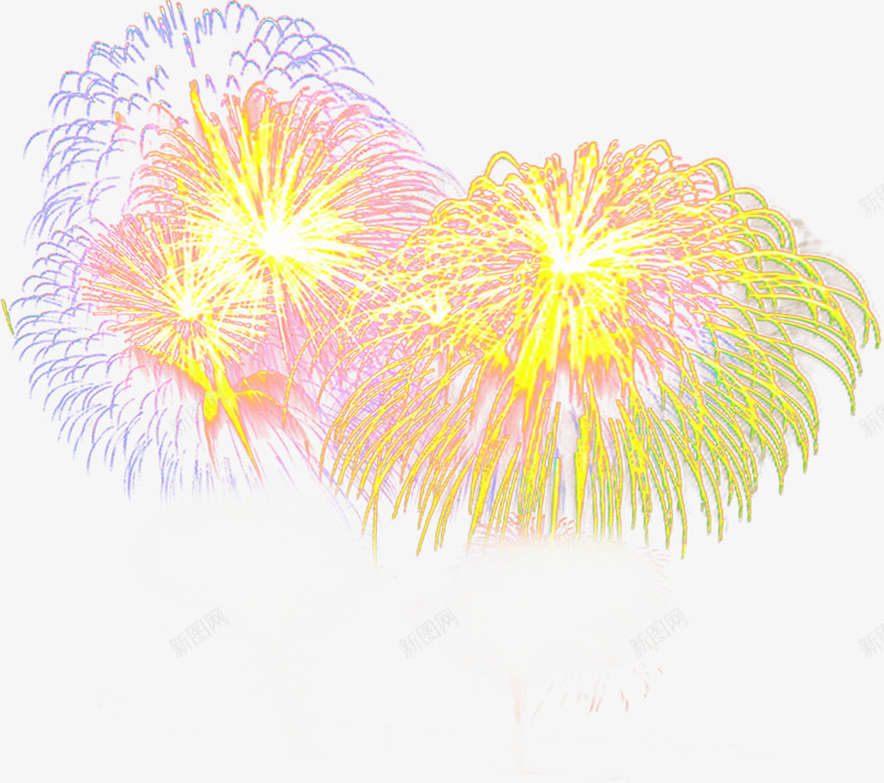 手绘彩色礼花喜庆海报png免抠素材_新图网 https://ixintu.com 喜庆 彩色 海报 礼花