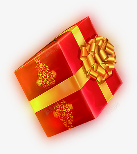 中式花纹礼盒手绘png免抠素材_新图网 https://ixintu.com 中式 礼盒 花纹