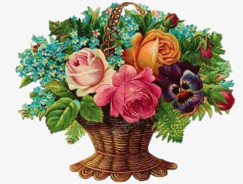 手绘花饰花饰卡通手png免抠素材_新图网 https://ixintu.com 卡通 复古 手绘 手绘卡通花 手绘花矢量图 梦幻图片 森林系图片 欧式 素描 花束 花瓶