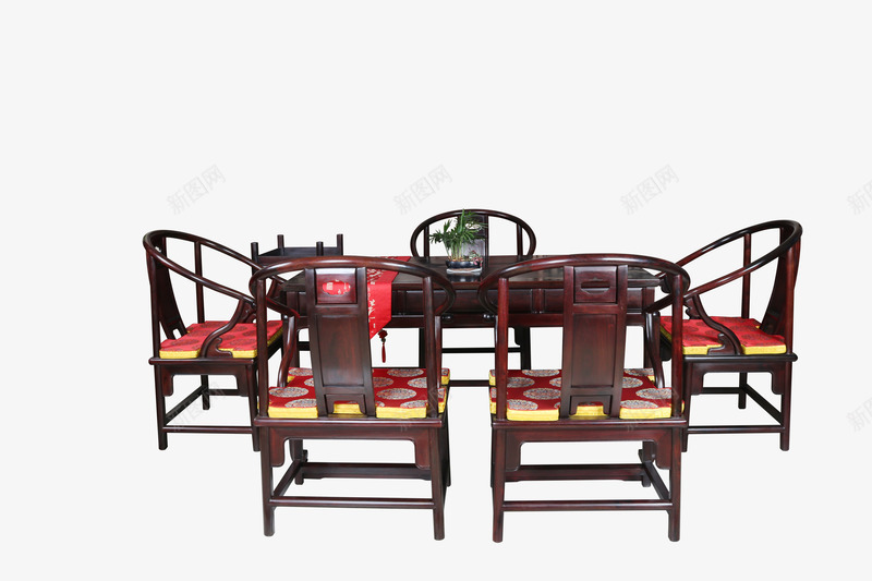 小叶紫檀桌椅家具png免抠素材_新图网 https://ixintu.com 免抠图 家具 小叶紫檀 效果图 桌椅 装饰图 装饰画