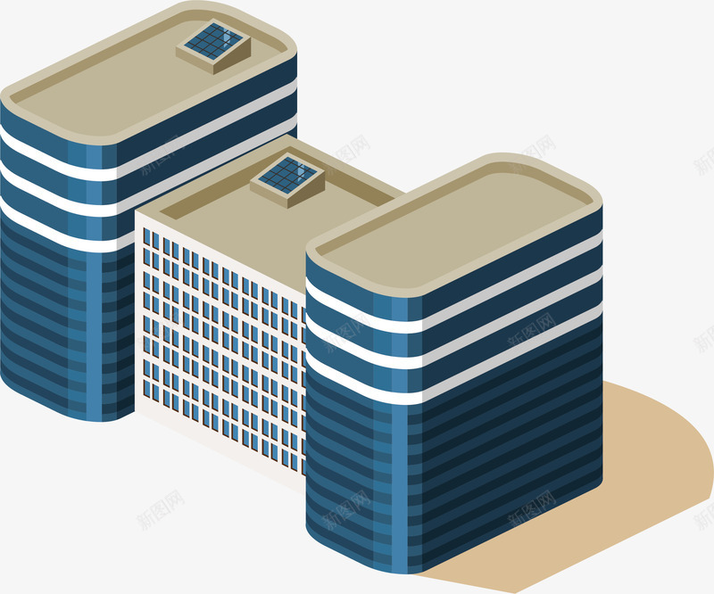 商业楼房矢量图ai免抠素材_新图网 https://ixintu.com 住宅 商业 小高层住宅 小高层住宅平面图 高层住宅 高层住宅效果图 矢量图