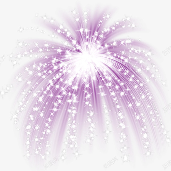紫色梦幻礼花光效png免抠素材_新图网 https://ixintu.com 异影 梦幻 炫光 生日礼花 紫色 色彩