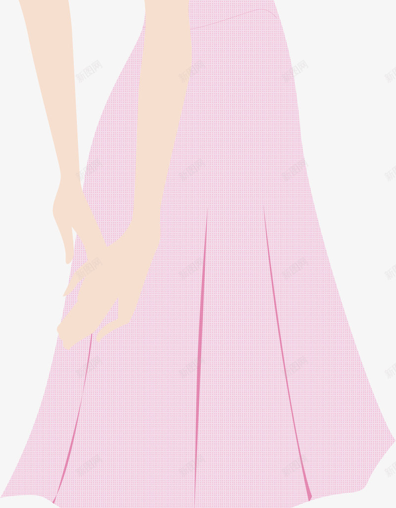 粉裙美女矢量图ai免抠素材_新图网 https://ixintu.com 卡通美女 古典美女 塑形美女 塑性美女 性感美女 手绘美女 时尚美女 比基尼美女 粉裙 美女 美女矢量 矢量图