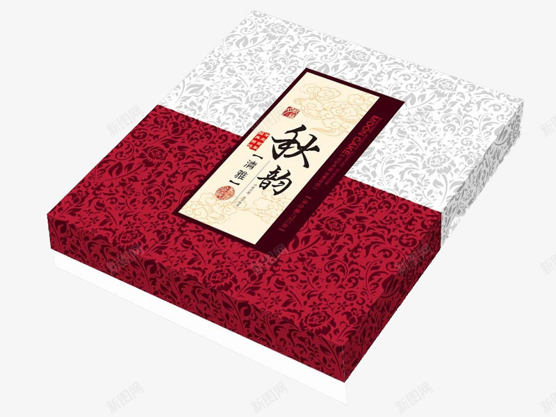 中秋月饼大礼盒png免抠素材_新图网 https://ixintu.com 包装 月饼 礼盒 秋韵 设计