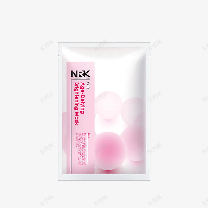 活肤靓彩精华面膜png免抠素材_新图网 https://ixintu.com 产品实物 化妆品 牛尔亲研 精华面膜 美妆