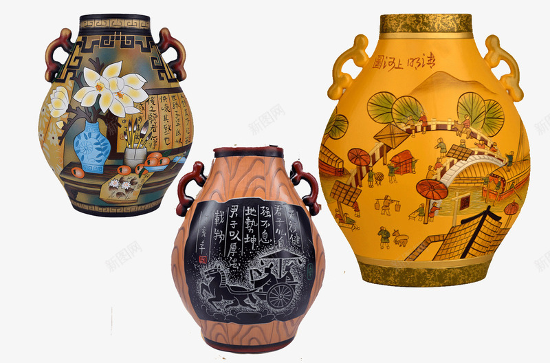 创意博古架装饰品摆设png免抠素材_新图网 https://ixintu.com 中式摆设 创意摆设 彩陶摆设 现代摆设