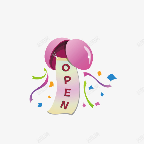 海报装饰图案彩带礼花openpng免抠素材_新图网 https://ixintu.com ope 彩带 海报装饰图案 礼花