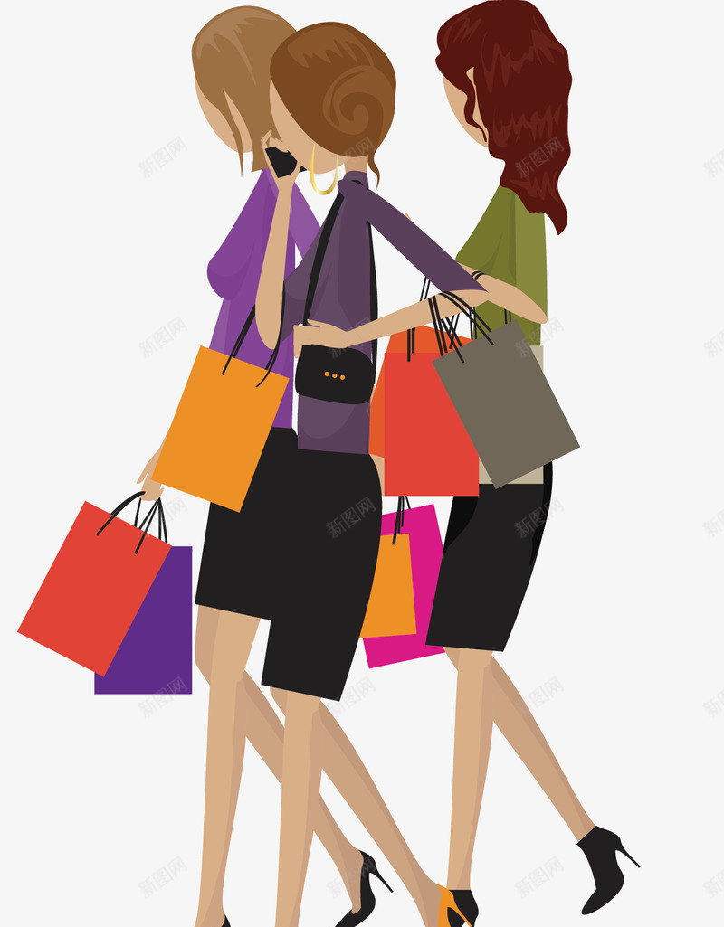 卡通美女矢量图ai免抠素材_新图网 https://ixintu.com 宝宝 明确的消费人群 消费 消费人群 消费人群分析 美女 高消费人群 矢量图