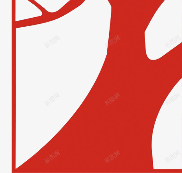 传统元素背景png免抠素材_新图网 https://ixintu.com 中国风 屏风 树枝
