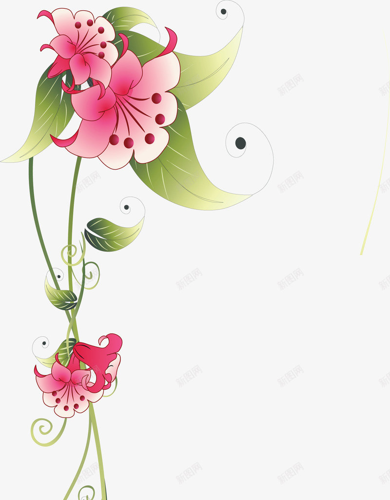 创意合成手绘植物花卉效果png免抠素材_新图网 https://ixintu.com 创意 合成 效果 植物 花卉