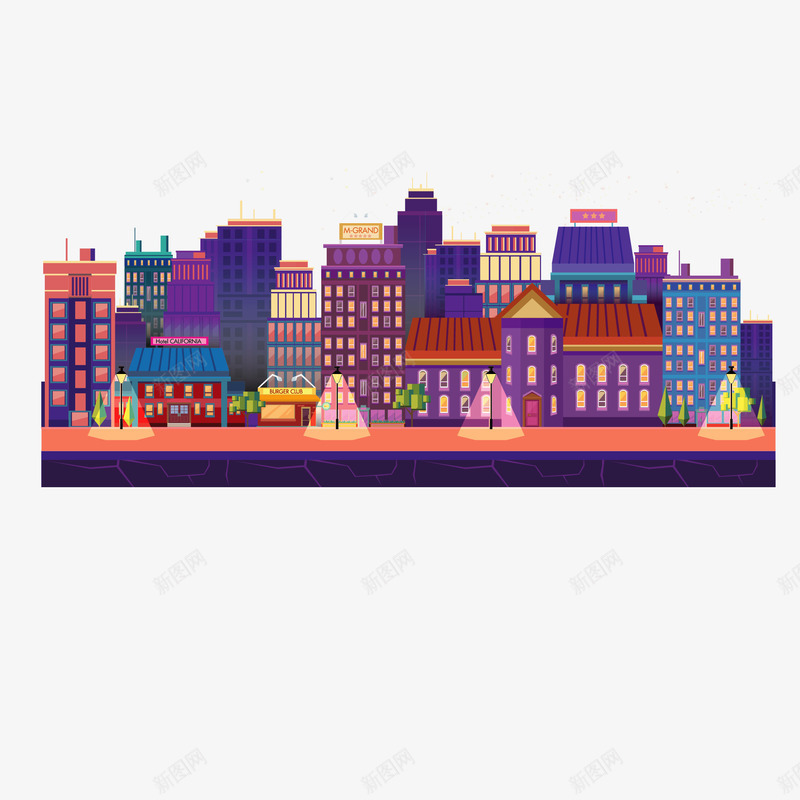 上海进博会宣传画图矢量图ai免抠素材_新图网 https://ixintu.com 上海 世博会 免抠图 城市 城市彩色剪影 大厦 宣传画 楼房 进博会 高楼 矢量图