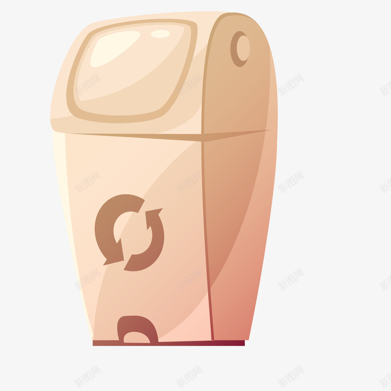 卡通垃圾箱png免抠素材_新图网 https://ixintu.com 卡通 垃圾分类 垃圾箱 爱护环境 美化城市