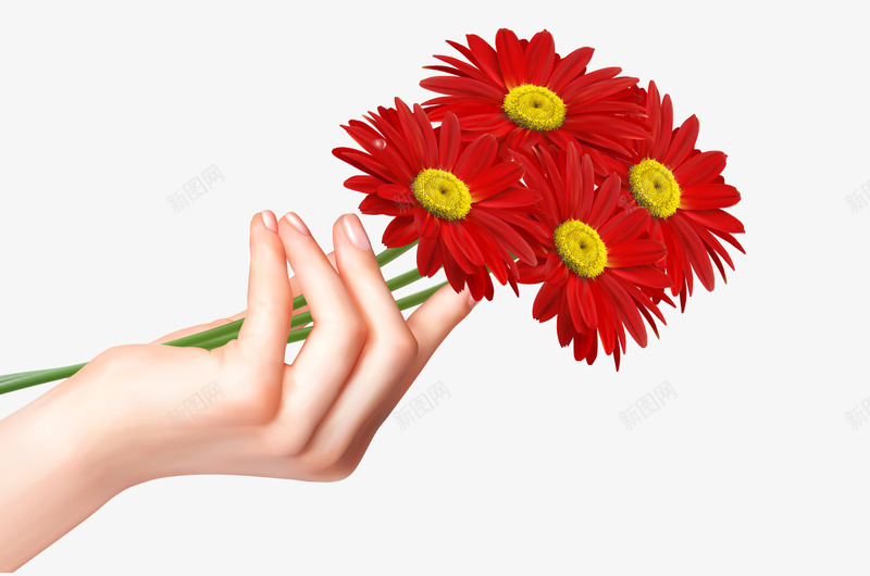 卡通简洁扁平化手拿花矢量图eps免抠素材_新图网 https://ixintu.com 卡通装饰手拿花 扁平化手拿花 手拿花 手拿花png 矢量手拿花 简洁手拿花 矢量图