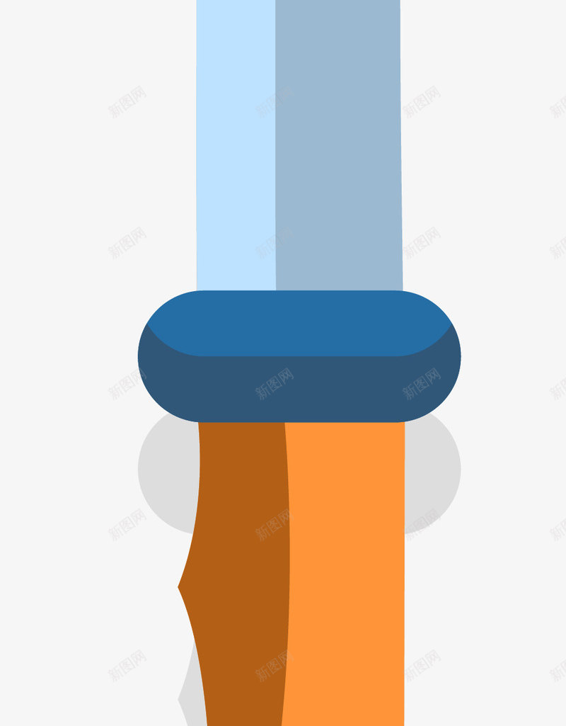 卡通简洁扁平化刀矢量图eps免抠素材_新图网 https://ixintu.com 刀 刀png 卡通刀 扁平化刀 矢量刀 简洁刀 矢量图