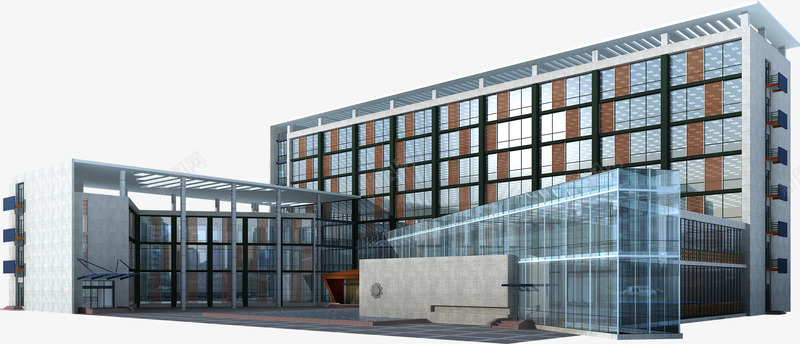 城市建筑办公楼实景拍摄png免抠素材_新图网 https://ixintu.com 办公楼 建筑 高楼