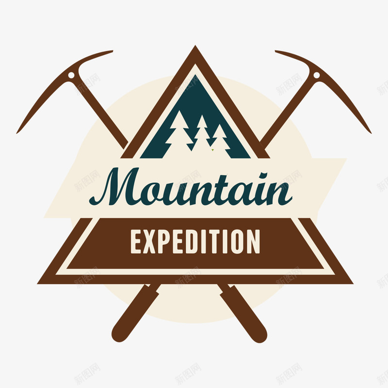 三角登山探险png免抠素材_新图网 https://ixintu.com 三角图章 三角形 登山工具 登山探险 矢量登山