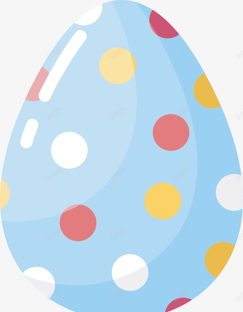 复活节蓝色圆点彩蛋png免抠素材_新图网 https://ixintu.com Easter Happy 圆点彩蛋 复活节 复活节彩蛋 复活节快乐 蓝色彩蛋