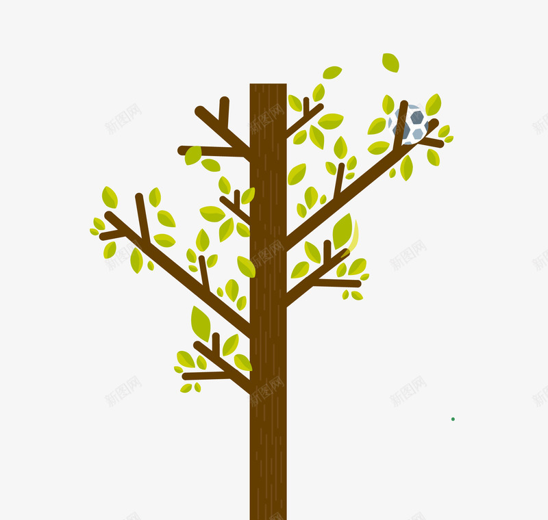 卡通简洁扁平化树木png免抠素材_新图网 https://ixintu.com 卡通树木 扁平化树木 树 树木 矢量树木 简洁树木