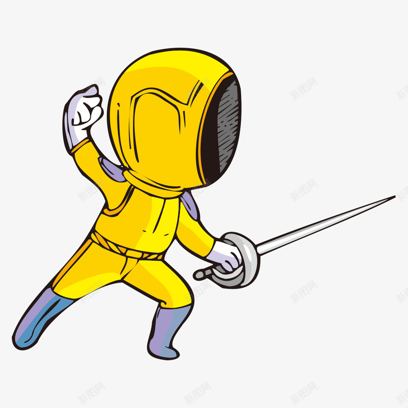 击剑png免抠素材_新图网 https://ixintu.com 人物 体育 体育锻炼 健身 健身运动 击剑 击剑运动 奥运会 运动 运动员