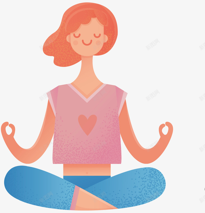 运动健身瑜伽减肥插画psd免抠素材_新图网 https://ixintu.com 健身 全民健身日 减肥 插画 瑜伽 运动 运动健身瑜伽减肥插画