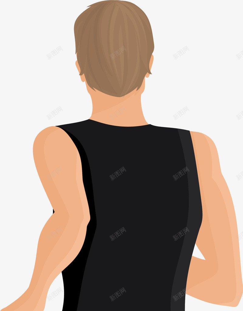 马拉松跑步的男人背影png免抠素材_新图网 https://ixintu.com 奔跑 男人背影 跑步比赛 跑步的男人 跑步运动 马拉松